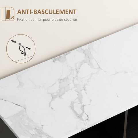 Rootz Buffet Storage Furniture - Dining Room Cabinet - Kitchen Sideboard - Tilt-Proof Structure - 86x40x90cm