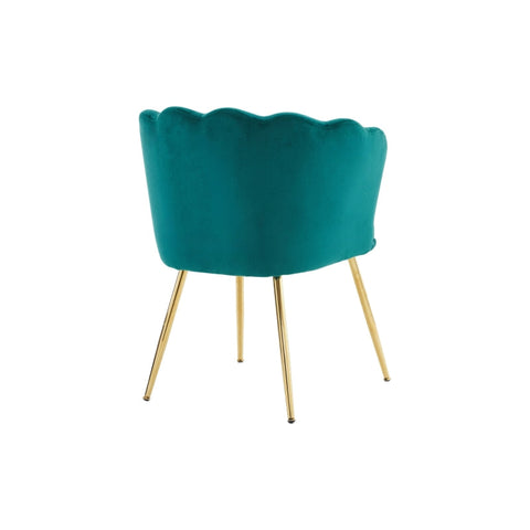 Rootz Velvet Chair Set - Elegant Seating - Sophisticated Chairs - Exceptional Comfort - 63cm x 58cm x 77cm