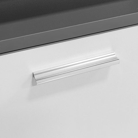 Rootz Wall-Mounted Coat Rack Set - Entrance Organizer - Space-Saving Storage - 80x25x96.5cm Shoe Cabinet - 8 Hooks - Mirror 80x40cm - Anthracite Gray