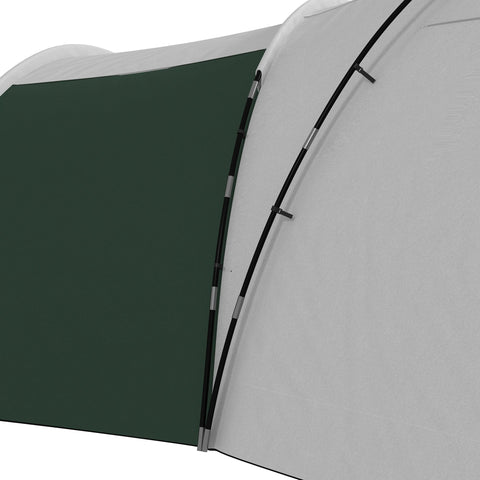 Rootz Camping Tent for 6-9 People - 4 Room Tents - Waterproof Tents - Ultimate Comfort - 615x615x225cm