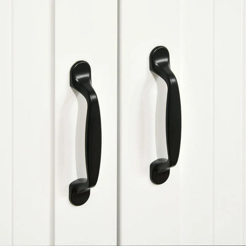 Rootz Storage Cabinet - Sideboard Chest Drawers - Modern Style - 4 Drawers - 1 Cabinet - Chipboard - White - 105 Cm X 40 Cm X 76 Cm