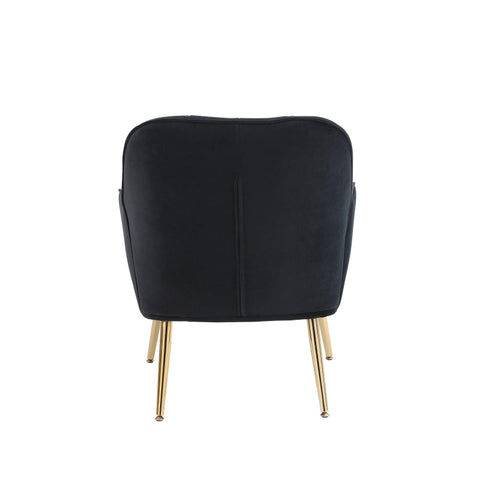 Rootz Velvet Leisure Seats - Comfortable Lounge Chairs - Modern Relaxation Chairs - Skin-Friendly Velvet - 64cm x 72.8cm x 77.9cm