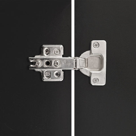 Rootz High-Gloss TV Cabinet - Entertainment Unit - Media Console - Elegant Gold Edge - 172L x 35W x 40H cm