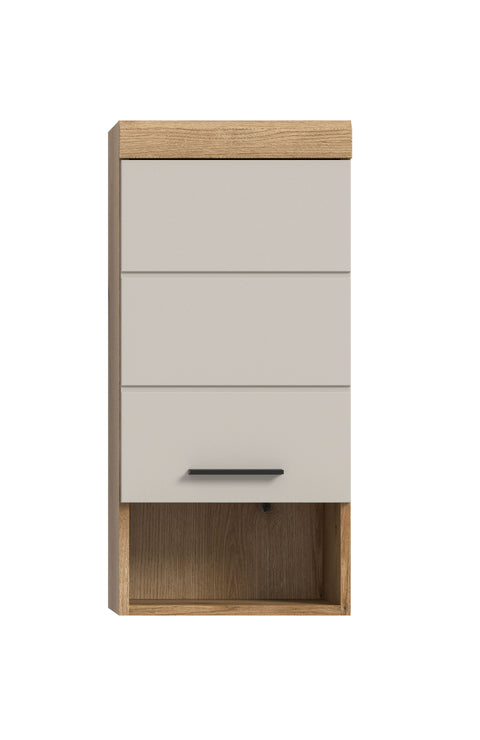 Rootz Wall-Mounted Base Cabinet - Storage Unit - Organizer - Compact Design - MDF Front - 37x79x24cm