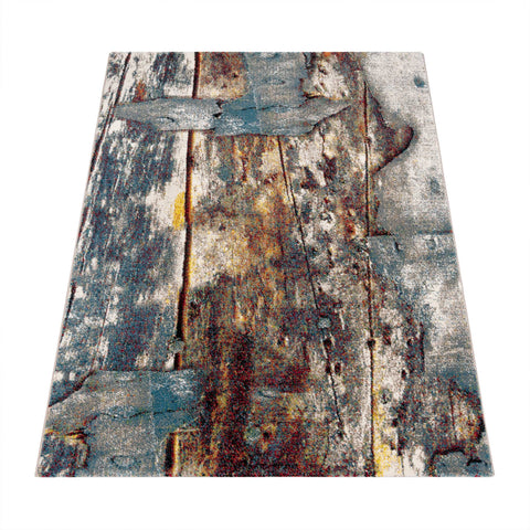 Short Pile Rug – Modern Pattern – Designer Style – Soft & Durable Living Room Carpet