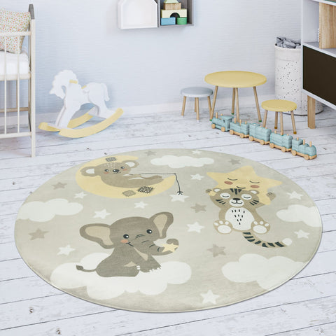 Children’s Play Rug – Fun Motifs – Durable, Easy to Clean – Soft & Safe