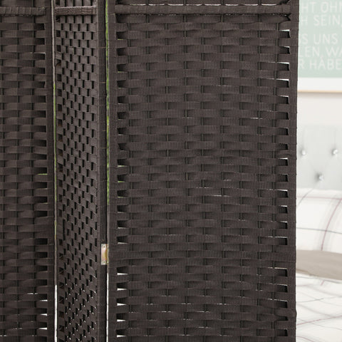 Rootz 6-Part Foldable Room Separator - Privacy Screen - Home Divider - Durable Polypropylene - 240cm x 1.6cm x 170cm