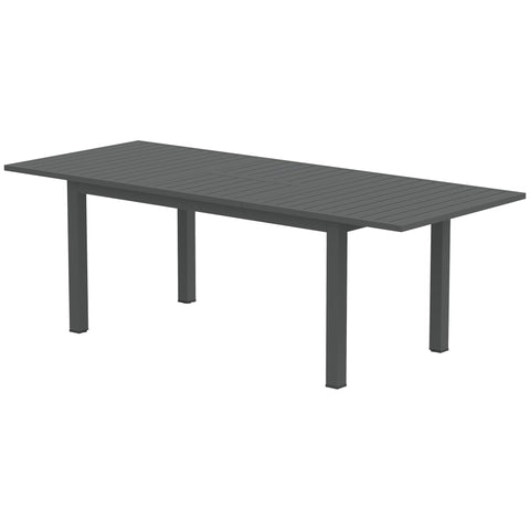 Rootz Garden Table - Outdoor Table - Extendable Table - Weatherproof Design - 160/220L x 90W x 73H cm