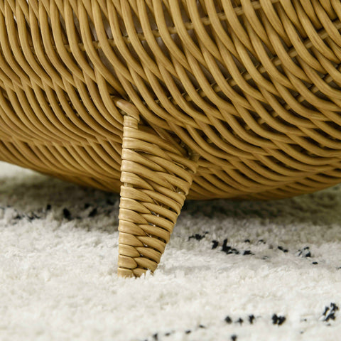 Rootz Elevated Cat Bed - Cozy Basket - Cat Cave - Great Comfort - 55L x 36W x 42H cm Pillow Included