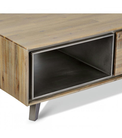 Rootz Coffee Table - Stylish Center Table - Elegant Living Room Furniture - Durable, Spacious, Easy Maintenance - 120cm x 75cm x 45cm