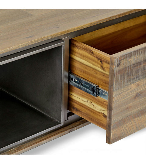 Rootz Coffee Table - Stylish Center Table - Elegant Living Room Furniture - Durable, Spacious, Easy Maintenance - 120cm x 75cm x 45cm