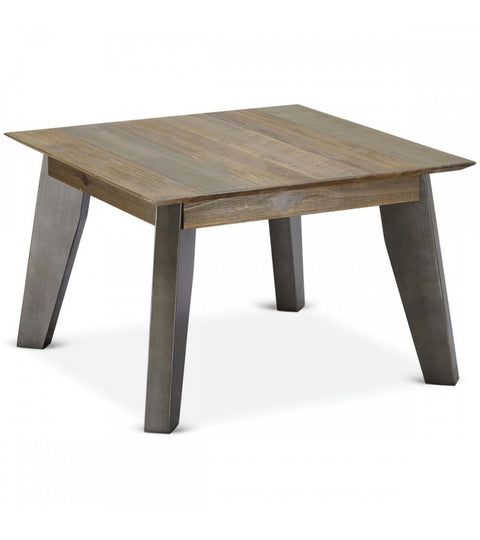 Rootz Coffee Table - Accent Table - Living Room Table - Solid Acacia Wood - Durable - Modern Elegance - Easy Maintenance - 70cm x 70cm x 45cm