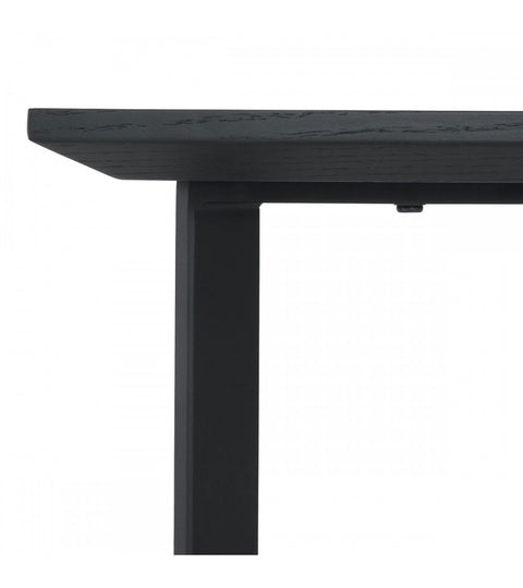 Rootz Coffee Table - Modern Coffee Table - Contemporary Living Room Furniture - Durable Metal Frame - Sleek Black Finish - Easy Maintenance - 70cm x 70cm x 52cm