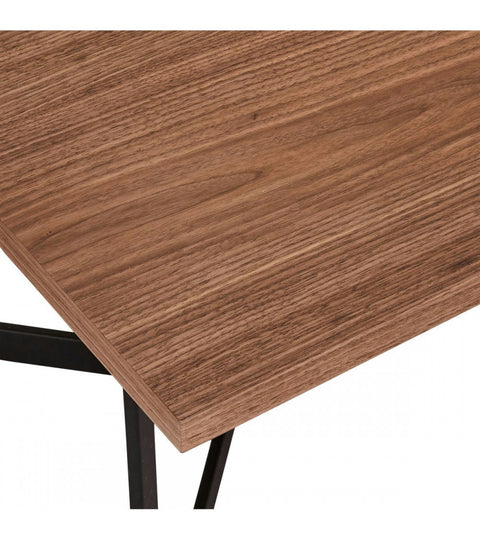 Rootz Coffee Table - Modern Centerpiece - Living Room Table - American Walnut Veneer - Sturdy, Durable, Easy Maintenance - 140cm x 80cm x 52cm