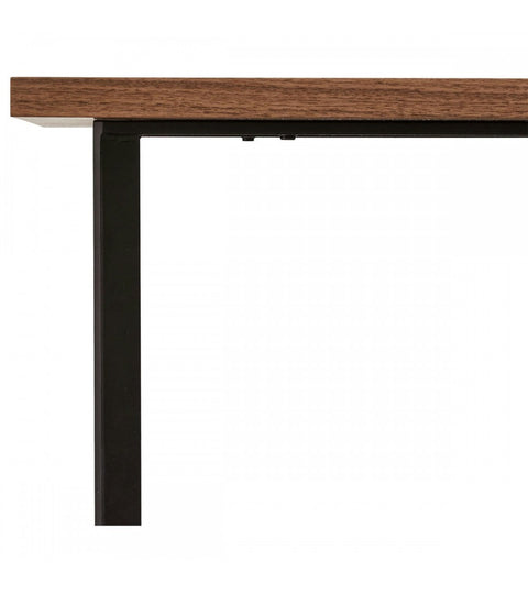 Rootz Coffee Table - Modern Centerpiece - Living Room Table - American Walnut Veneer - Sturdy, Durable, Easy Maintenance - 140cm x 80cm x 52cm