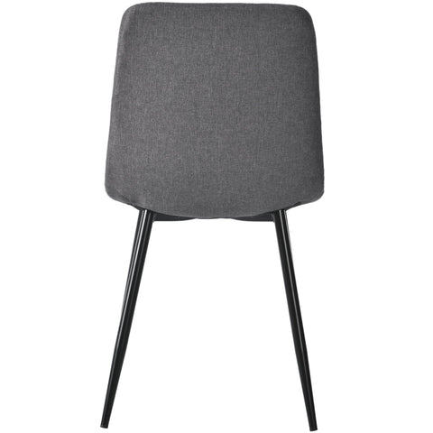 Rootz 4 Piece Set Dining Chairs - Upholstered Chairs - Elegant Seating - Unbeatable Comfort - 45cm x 40cm x 86cm