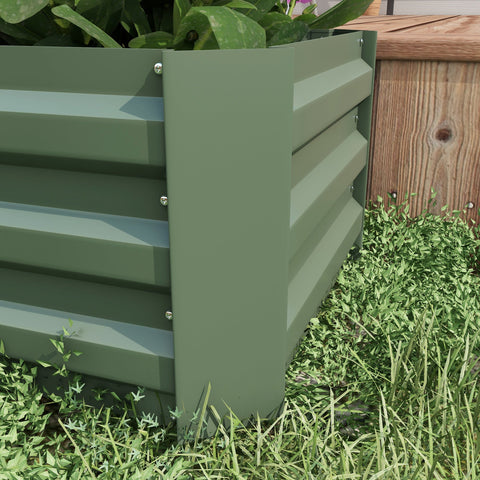 Rootz 2 Piece Set Raised Garden Beds - Planter Boxes - Rectangular Planters - Improves Root Growth - 100L x 50W x 30H cm