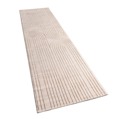 Geometric Botanical Pattern Rug – Soft, Durable Short Pile – Modern & Elegant