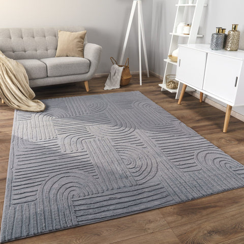 Soft Short Pile Rug – Durable – Modern Patterns – Easy Clean – Plush Comfort