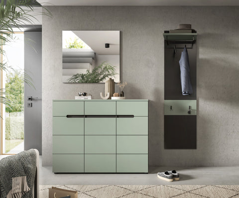 Rootz Wardrobe Combination - Hallway Organizer - Entryway Set - Ample Storage - 180cm x 190cm x 37cm