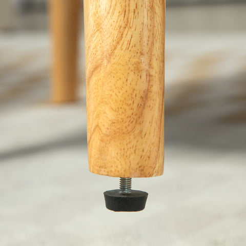 Rootz Armchair - Accent Seat - Scandinavian Style - Ultimate Comfort - Hevea Wood Legs - 63x69x79.5 cm