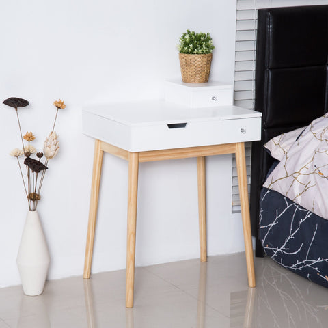 Rootz Dressing Table - Cosmetic Table - Vanity Table - Compact Storage Solution - 60 x 50 x 85.5cm