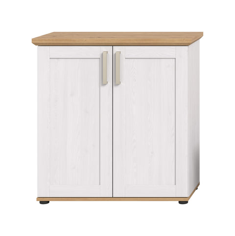 Rootz High board Storage Cabinet - Tall Cupboard - Modern Furniture - Spacious Storage - 84x88x37cm