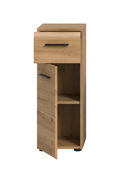 Rootz Freestanding Cabinet - Storage Unit - Organizer - Easy Assembly - 30x80x30 cm -  Brown