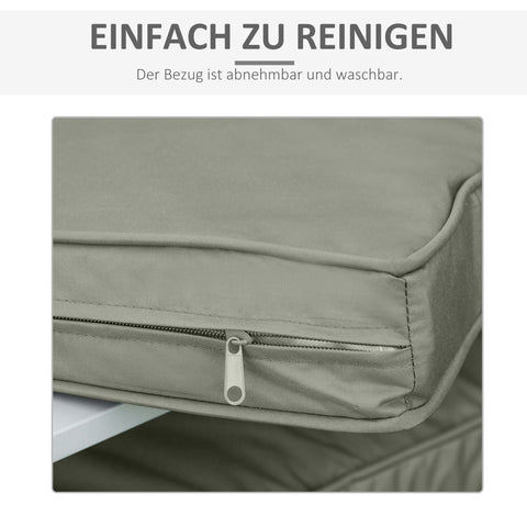 Rootz 2 Piece Seat Cushion Set - Chair Cushion - Upholstery Pad - Comfortable Seating - 56cm x 52cm x 7cm