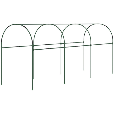 Rootz Greenhouse for Garden - Tomato Shelter - Plant Protector - Boosts Growth - 400cm x 123cm x 171cm