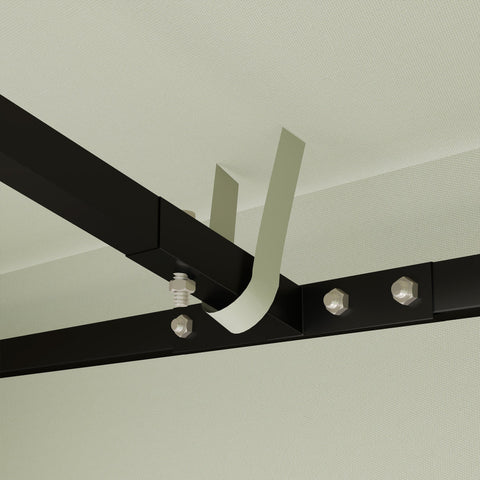 Rootz 3 x 3m Replacement Gazebo Roof - Garden Shelter Cover - Pavilion Shade - UPF30+ Protection - 298cm x 298cm - White