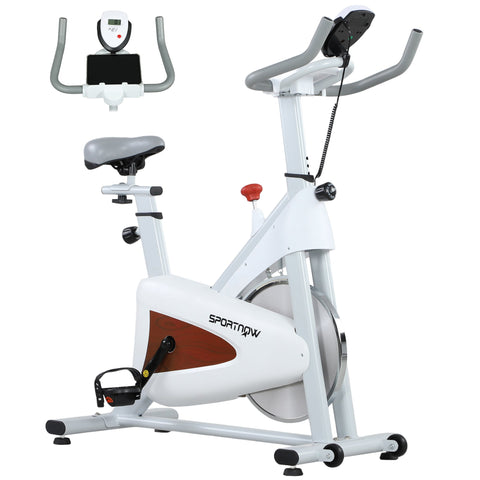 Rootz Home Bike - Exercise Bike - Stationary Bike - Adjustable Seat & Resistance - 98cm x 45cm x 117cm