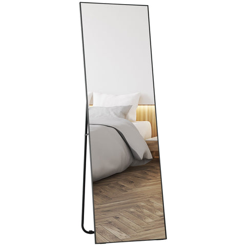 Rootz Large Full Body Mirror - Rectangular Wall Mirror - Bedroom Mirror - Clear Reflections - 50x160cm x 4cm (Without Stand)