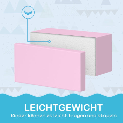 Rootz Soft Building Block Set - Foam Building Blocks - Toddler Toy - Stimulates Creativity and Imagination - Multicolored - 40cm x 40cm x 20cm