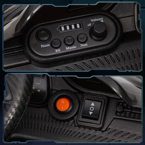 Rootz Children's Electric Car - Kids Ride-On - Toddler Vehicle - Remote Control & Safe Riding - 98cm x 59cm x 43cm