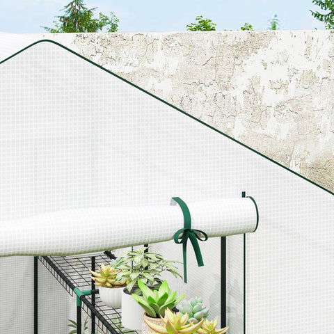 Rootz 3m² Garden Greenhouse - Plant Shelter - Plant Conservatory - UV Resistant - 143 x 215 x 190cm