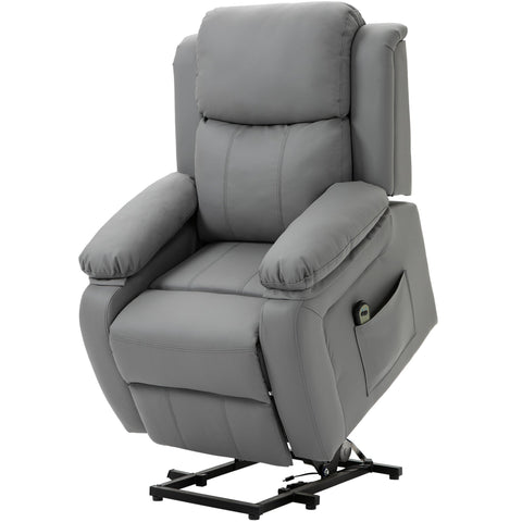 Rootz Electric Recliner Chair - Power Lift Chair - Adjustable Armchair - Enhanced Comfort - 76cm x 90cm x 105cm