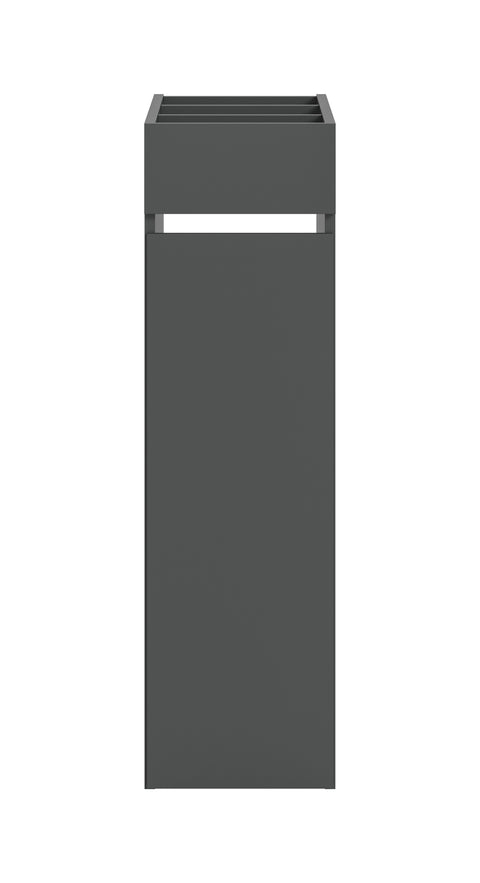 Rootz Add-On Shelf - Storage Solution - Organizer - Easy-Care Surface - 29x101x60 cm Grey Imitation