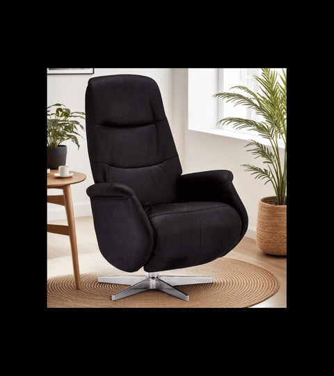 Rootz Armchair - Recliner, Swivel Chair - Comfortable, Durable, Versatile - Polyester Fabric - 90cm x 79cm x 114cm