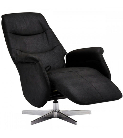 Rootz Armchair - Recliner, Swivel Chair - Comfortable, Durable, Versatile - Polyester Fabric - 90cm x 79cm x 114cm