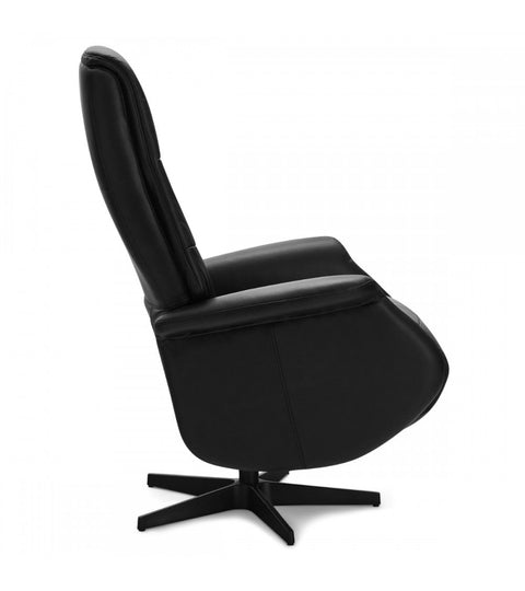 Rootz Armchair - Leather Recliner - Swivel Chair - Adjustable Comfort - Ergonomic Support - Durable Design - 79cm x 90cm x 114cm