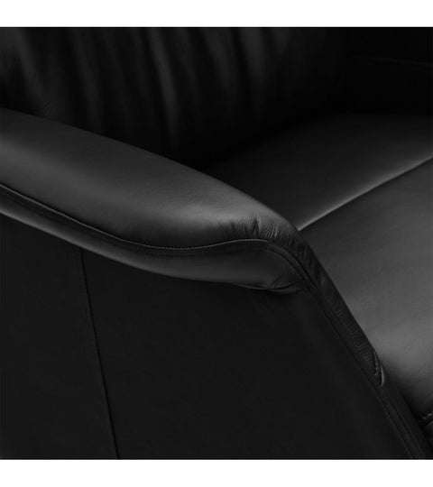 Rootz Armchair - Leather Recliner - Swivel Chair - Adjustable Comfort - Ergonomic Support - Durable Design - 79cm x 90cm x 114cm