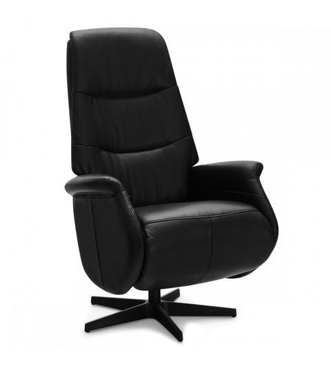 Rootz Armchair - Leather Recliner - Swivel Chair - Adjustable Comfort - Ergonomic Support - Durable Design - 79cm x 90cm x 114cm