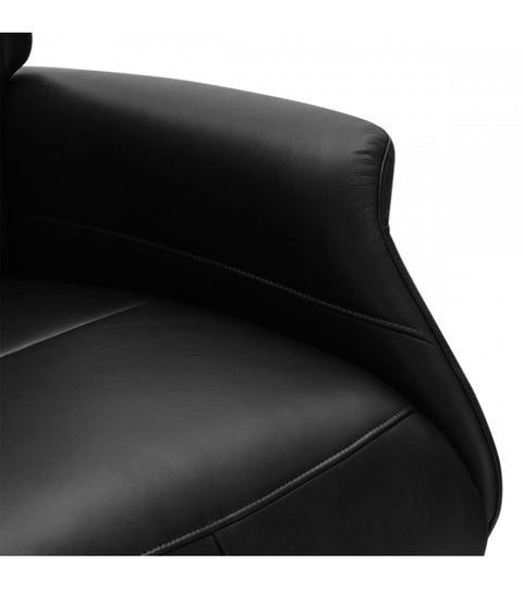 Rootz Armchair - Leather Recliner - Swivel Chair - Adjustable Comfort - Ergonomic Support - Durable Design - 79cm x 90cm x 114cm