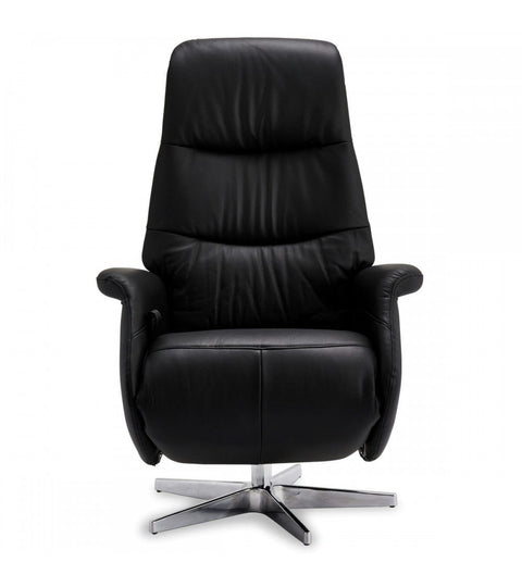Rootz Armchair - Recliner, Swivel Chair - Leather and PVC - Comfortable, Durable, Adjustable - 90cm x 79cm x 114cm