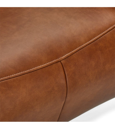 Rootz Armchair - Leather Office Chair - Swivel Recliner - Adjustable Comfort, Sturdy Design, Easy Assembly - 79cm x 90cm x 114cm