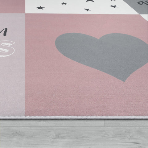 Soft Kids Rug – Inspirational Quotes – Playroom & Nursery – Washable & Durable