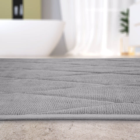 Memory Foam Bath Mats – Soft, Durable, and Stylish Embossed Patterns
