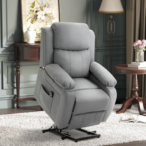Rootz Electric Recliner Chair - Power Lift Chair - Adjustable Armchair - Enhanced Comfort - 76cm x 90cm x 105cm