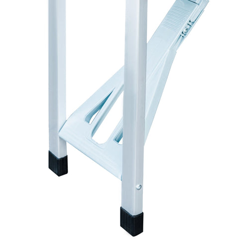 Rootz Aluminum Camping Table with 4 Seats - Folding Picnic Table - Portable Outdoor Table - Space-Saving Design - Durable Construction - Versatile Use - 136cm x 85.5cm x 66cm